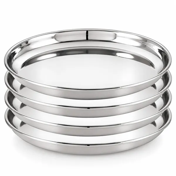OMKARIXA_Stainless_Steel_12_Inch_Dinner_Plates_|_30_cm_Deep_Wall_Khumcha_Plates_|_Mirror_Finish_|_Set_of_4