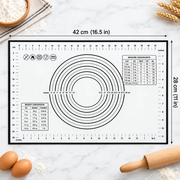 OMKARIXA_Silicone_Baking_Mat_for_Dough_|_Non-Stick_Pastry_Mat_with_Measurements_|_Turquoise_|_42_x_28_cm