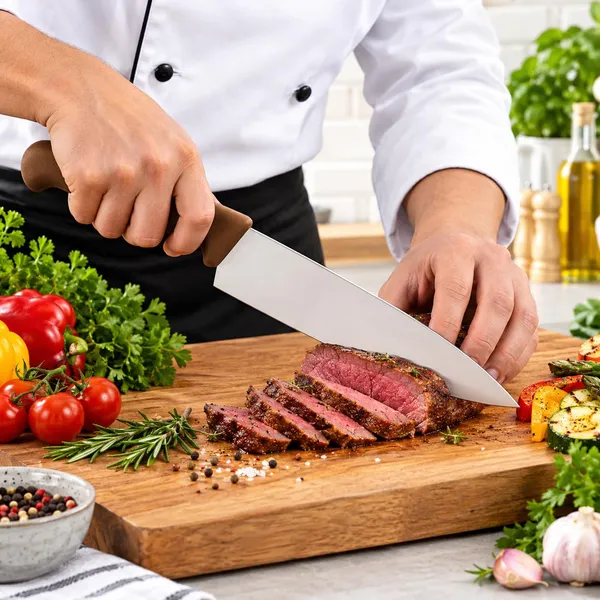 OMKARIXA_12_Inch_Professional_Chef_Knife_|_Stainless_Steel_Kitchen_Knife_|_Ultra_Sharp_Blade_|_Corrosion_Resistant_|_Pointed_Handle_|_Japanese_Grade_|_Home_&_Commercial_Kitchen,_Brown