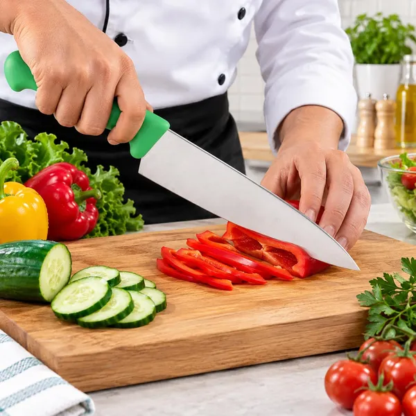 OMKARIXA_6_Inch_Professional_Chef_Knife_|_Stainless_Steel_Kitchen_Knife_|_Ultra_Sharp_Blade_|_Corrosion_Resistant_|_Pointed_Handle_|_Japanese_Grade_|_Home_&_Commercial_Kitchen,_Green
