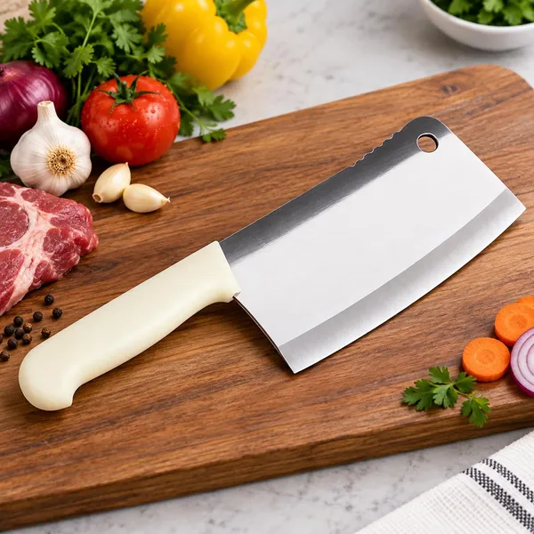 OMKARIXA_8_Inch_Japanese_Cleaver_Knife_|_High_Carbon_Stainless_Steel_Chef_Knife_|_Heavy_Duty_Meat_&_Butcher_Knife_|_Kitchen_Chopping_Knife_|_Set_of_1