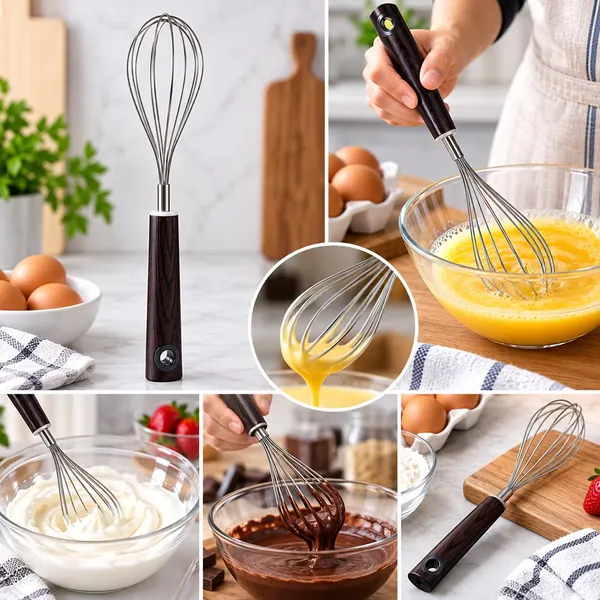 OMKARIXA_Premium_Stainless_Steel_Egg_Whisk_with_Black_Handle,_Balloon_Whisk_Hand_Blender_Mixer_for_Eggs,_Batter,_Cream,_Sauces_&_Cooking_(28_cm)