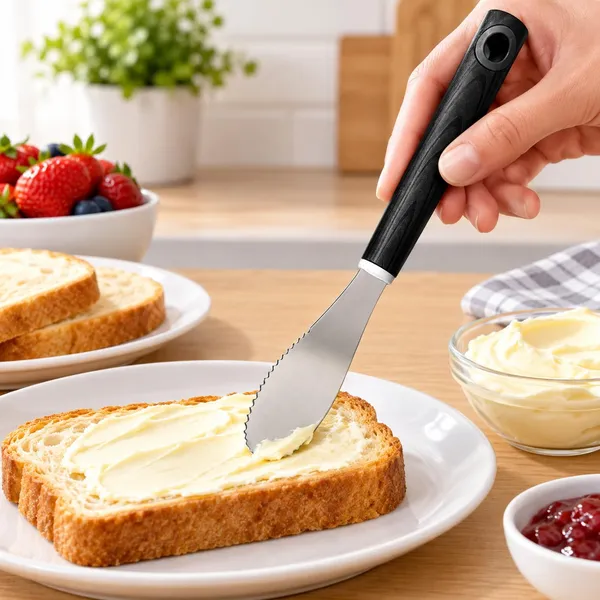 OMKARIXA_Stainless_Steel_Butter_Spreader_Knife_with_Comfortable_Grip,_Rust_Resistant_Butter_Knife_for_Butter,_Jam,_Peanut_Butter_&_Spreads