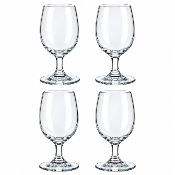 OMKARIXA_Polycarbonate_Water_Goblet_Set_of_4,_Clear_Rebreakable_Drinking_Glasses,_Lightweight_Stemmed_Glassware_for_Indoor_&_Outdoor_Use,_Party,_Restaurant_&_Home_Serving