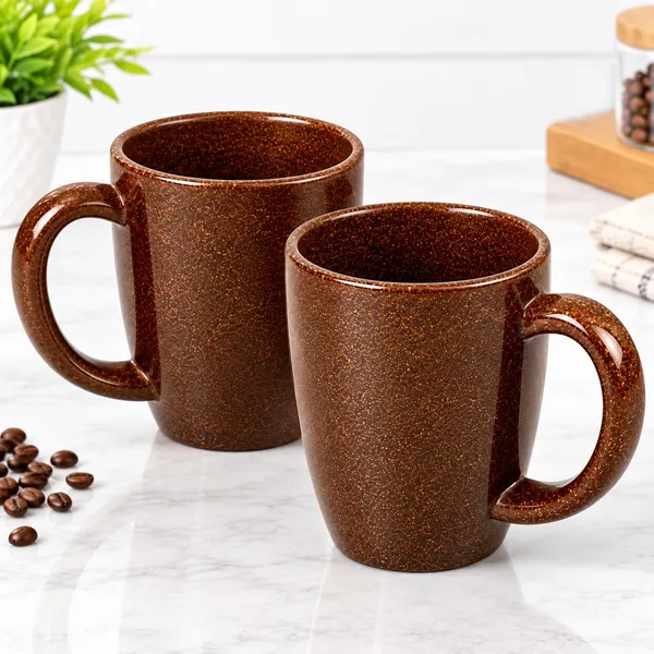 OMKARIXA_Coffee_Husk_Fibre_Mug_Set_of_2,_300_ml_Lightweight_Reusable_Coffee_Mugs_with_Polymer-Resin_Composite,_Tea,_Coffee_&_Milk_Cups_for_Home_and_Office_Use