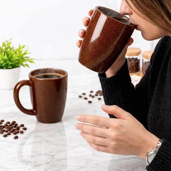 OMKARIXA_Coffee_Husk_Fibre_Mug_Set_of_2,_300_ml_Lightweight_Reusable_Coffee_Mugs_with_Polymer-Resin_Composite,_Tea,_Coffee_&_Milk_Cups_for_Home_and_Office_Use