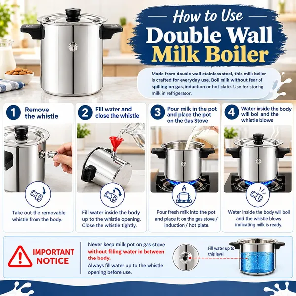 OMKARIXA_Stainless_Steel_Milk_Cooker_1_Litre_with_Handle,_Lid,_Knob_&_Whistle,_Milk_Boiler_Pot_for_Gas_&_Induction_Cooktop