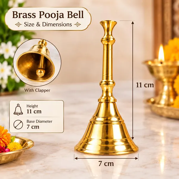 OMKARIXA_Brass_Pooja_Ghanti,_Traditional_Brass_Bell_for_Pooja,_Aarti,_Home_Temple,_Mandir_&_Religious_Ceremonies