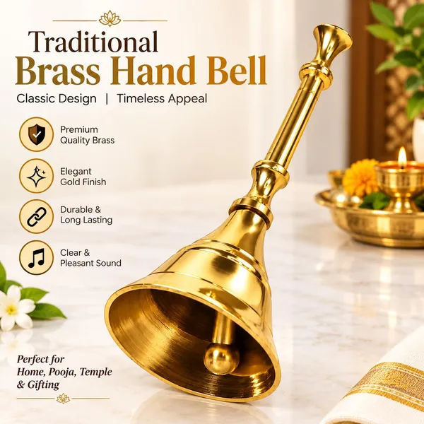 OMKARIXA_Brass_Pooja_Ghanti,_Traditional_Brass_Bell_for_Pooja,_Aarti,_Home_Temple,_Mandir_&_Religious_Ceremonies
