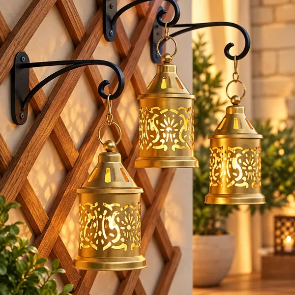 OMKARIXA_Compact_Metallic_Tea-Light_Lantern,_Decorative_Candle_Holder_for_Home,_Table,_Balcony,_Diwali,_Festive_&_Party_Décor