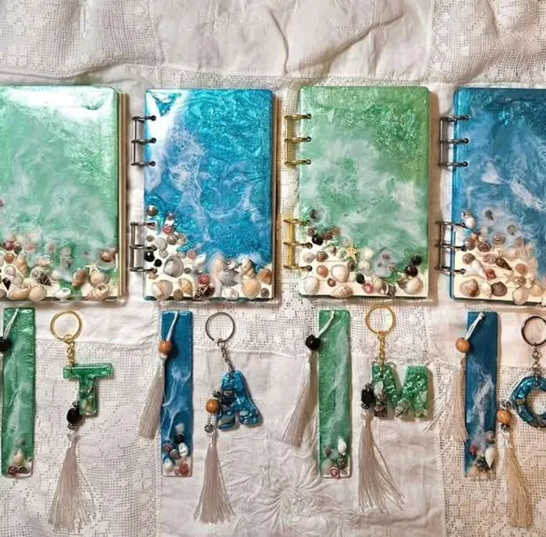 Ocean-Themed_Resin_Notebook_Set_With_Keychains_-_Handcrafted_Beach-Inspired_Stationery_Collection