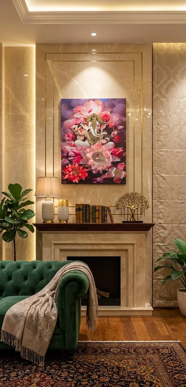 3D_Flower_Resin_Divine_Ganesh_Ji_Frame