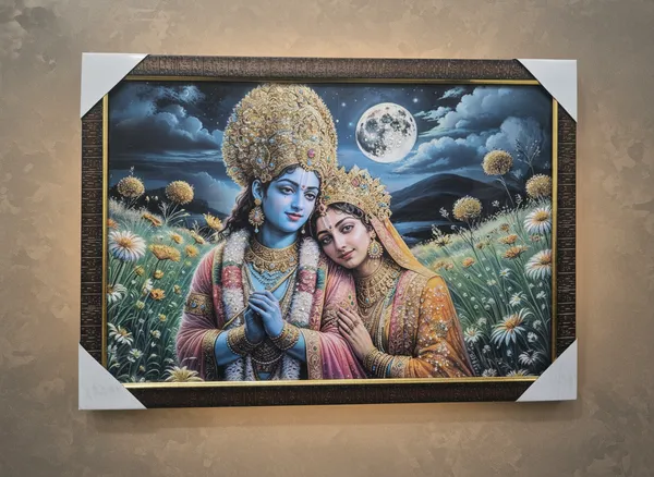 Radha_Krishna_Framed_Wall_Art_Decorative_Painting_For_Home_&_Office