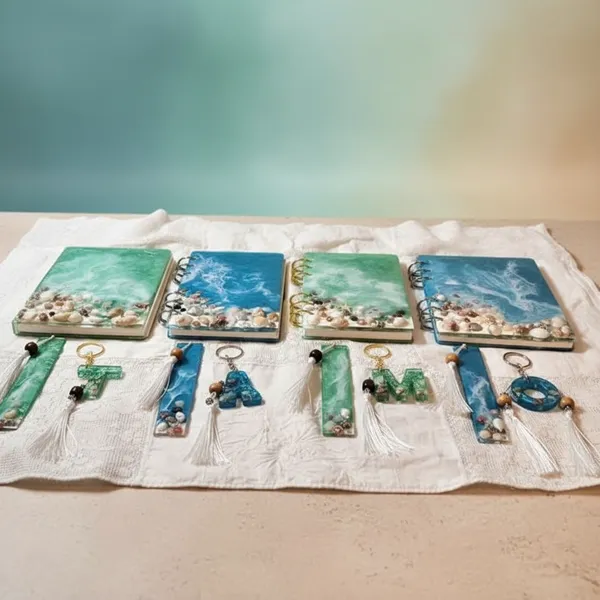 Ocean-Themed_Resin_Notebook_Set_With_Keychains_-_Handcrafted_Beach-Inspired_Stationery_Collection