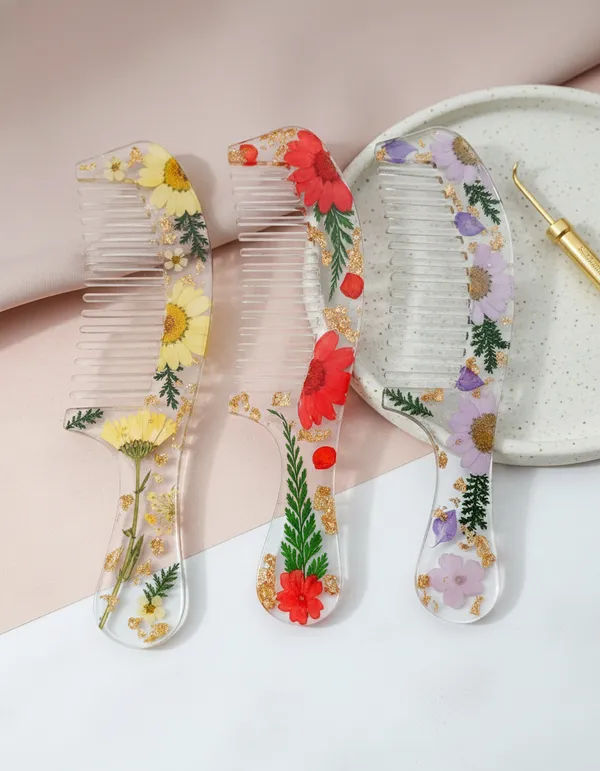 Floral_Resin_Hair_Combs