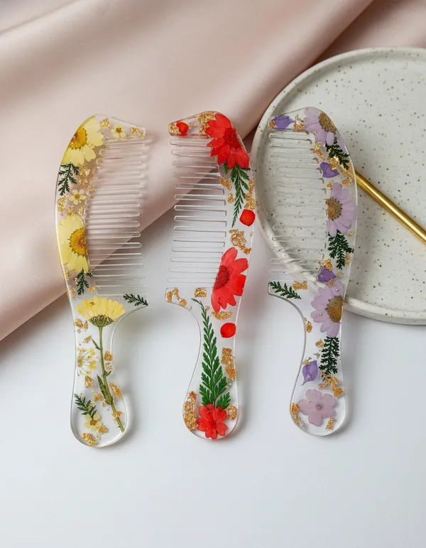 Floral_Resin_Hair_Combs