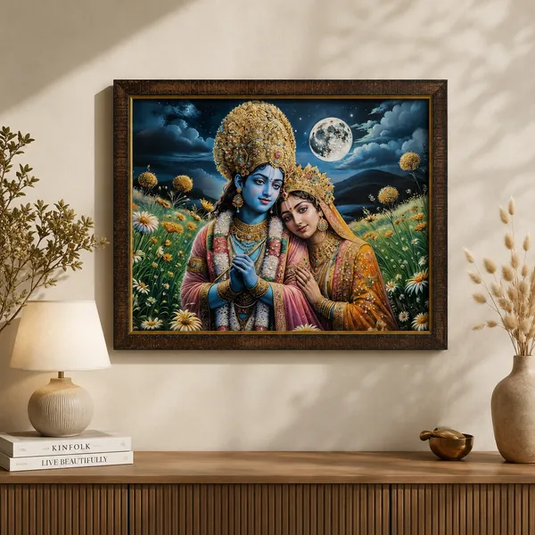 Radha_Krishna_Framed_Wall_Art_Decorative_Painting_For_Home_&_Office