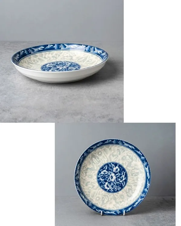 White_And_Blue_Ceramic_Traditional_Cobalt_Floral_Decorative_Platter