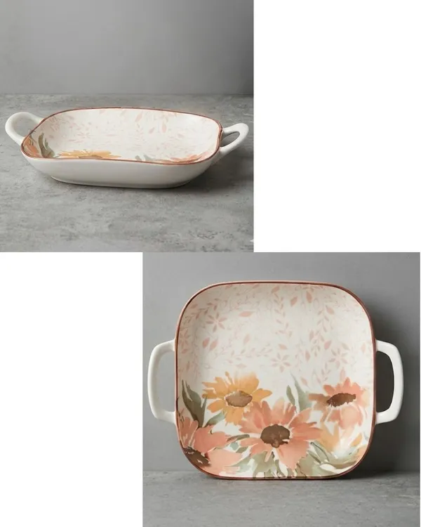 Multicolor_Ceramic_Rustic_Sunflower_Floral_Handled_Baking_Platter
