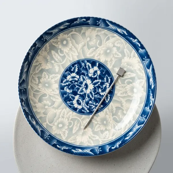 White_And_Blue_Ceramic_Traditional_Cobalt_Floral_Decorative_Platter