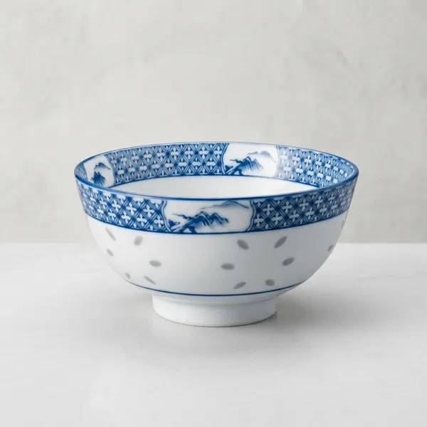 White_And_Blue_Ceramic_Traditional_Pattern_Bowl