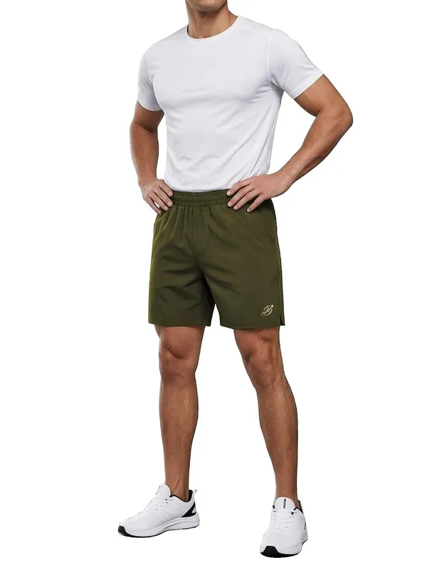Men's_Olive_Green_Sports_Shorts