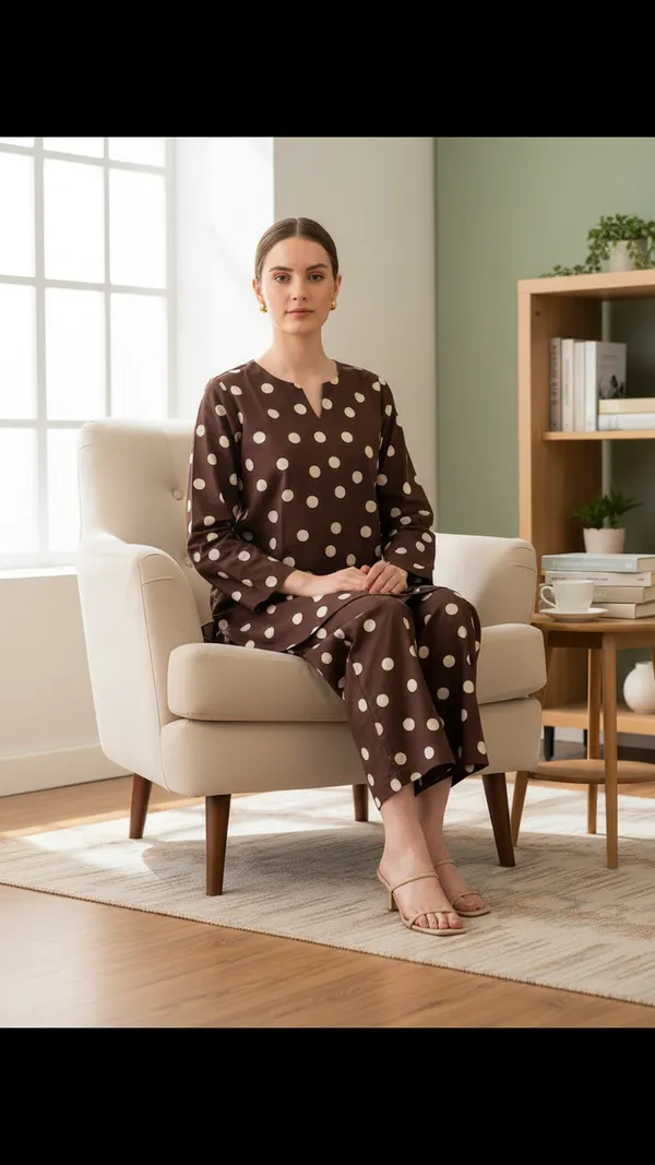 Women_S_Cotton_Kurta_With_Trousers_Co_Ord_Set