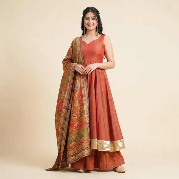 Festive_Wear_Pink_Flowy_Anarkali_Suit_With_Printed_Dupatta
