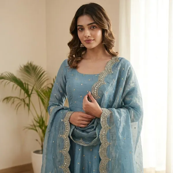 Beautiful_Teal_Fendy_Silk_Thread_And_Sequence_Work_Anarkali_Gown