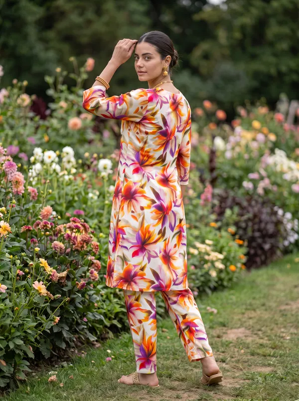 Women_S_Rayon_Kurta_With_Trousers_Set