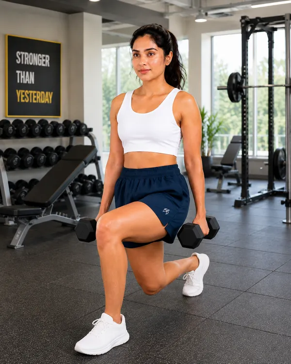 Women's_Navy_Blue_Premium_Polyester_Training_Shorts_|_Quick-Dry_Gym_Athletic_Shorts_with_Side_Pockets_&_Elastic_Waistband_for_Running,_Yoga_&_Workout