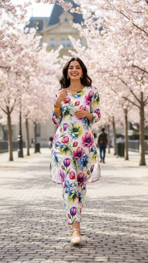 Women_S_Rayon_Kurta_With_Trousers_Co_Ord_Set