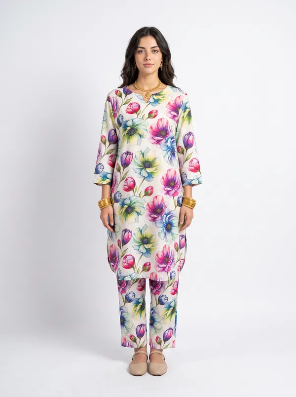 Women_S_Rayon_Kurta_With_Trousers_Co_Ord_Set