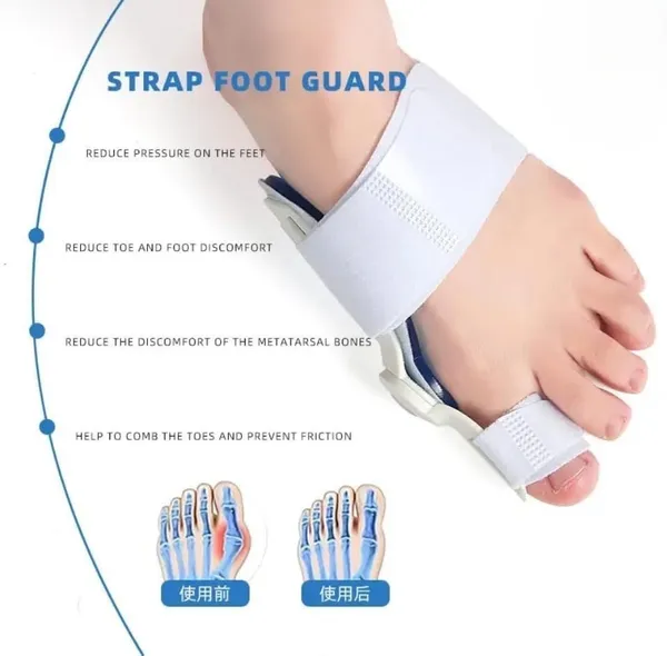 Bunion_Splint_Pad_Toe_Straightener_For_Women_Men_Silicone_Bunion_Corrector_With_Cushion_Gel_Pads_Big_Toe_Alignment_Support_For_Pain_Relief_Orthotic_Hallux_Valgus_Corrector_Day_Night_Use_Pack_Of_2