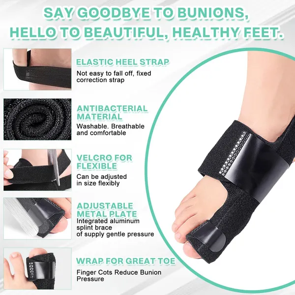 Adjustable_Plastic_Fabric_Bunion_Corrector_Toe_Splint