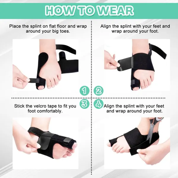 Adjustable_Plastic_Fabric_Bunion_Corrector_Toe_Splint
