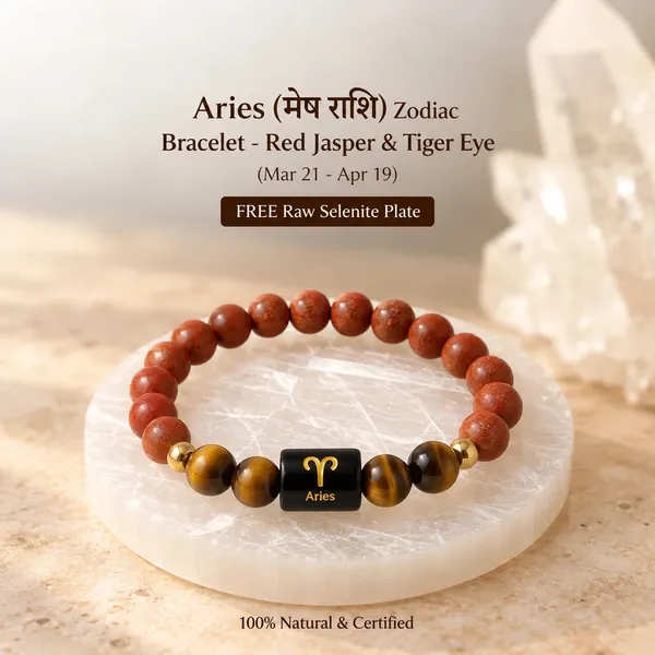 Aries_(मेष_राशि)_Zodiac_Bracelet_-_Red_Jasper_&_Tiger_Eye
