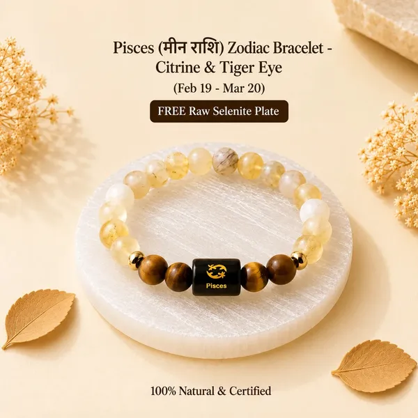 Pisces_(मीन_राशि)_Zodiac_Bracelet_-_Citrine_&_Tiger_Eye
