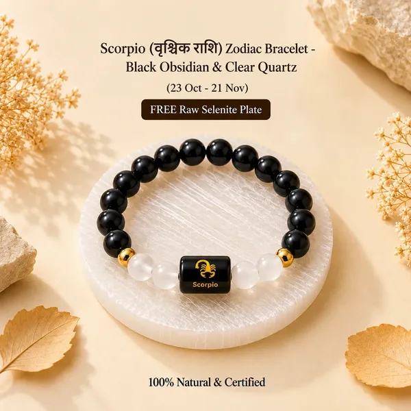 Black_Obsidian_And_Clear_Quartz_Scorpio_Zodiac_Bracelet
