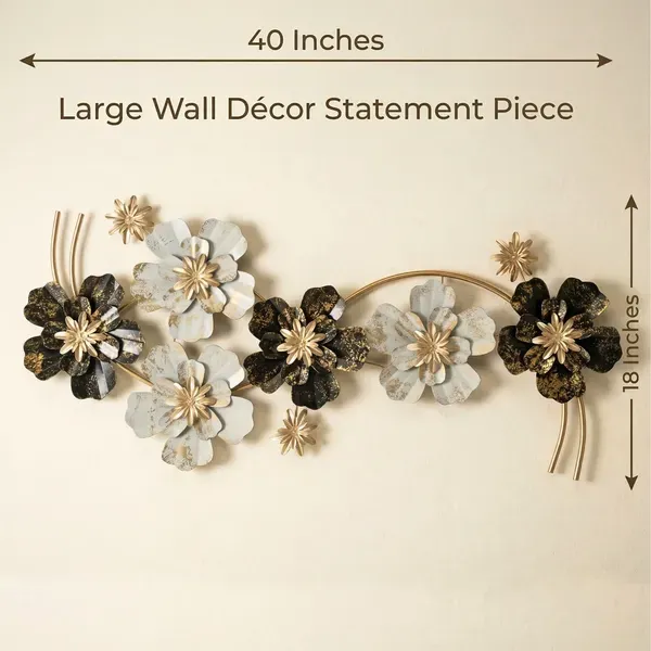 Silver_And_Gold_Silver_Andfloral_Metal_Wall_Art_Decoration