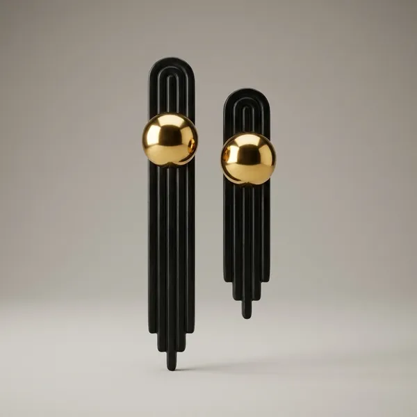 Art_Deco_Door_And_Cabinet_Knob_With_Metal_Backplate,_Ball_Knob,_Elegant_Finish,_Easy_To_Install_(2,_Gold,_3Inch)_(45_X_25)_MM