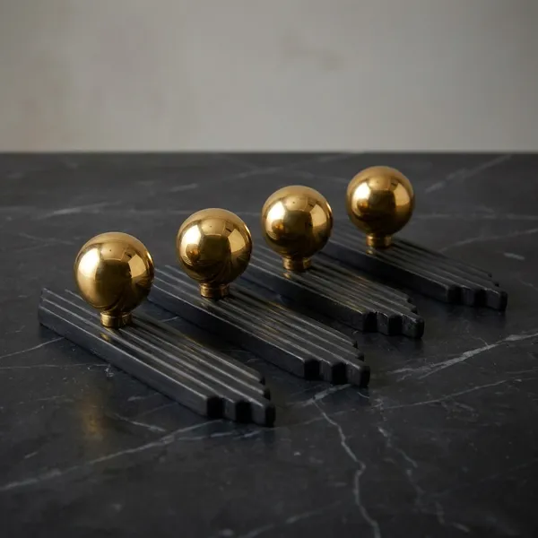 Art_Deco_Door_And_Cabinet_Knob_With_Metal_Backplate,_Ball_Knob,_Elegant_Finish,_Easy_To_Install_(4,_Gold,_3Inch)_(45_X_25)_MM