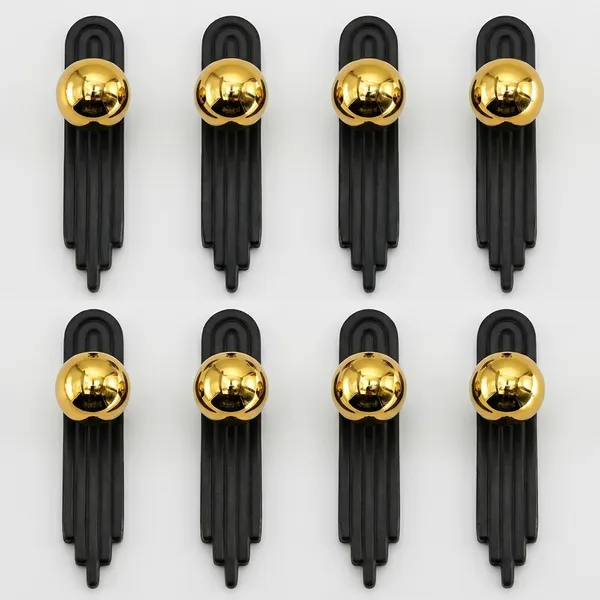 Art_Deco_Door_And_Cabinet_Knob_With_Metal_Backplate,_Ball_Knob,_Elegant_Finish,_Easy_To_Install_(8,_Gold,_3Inch)_(45_X_25)_MM