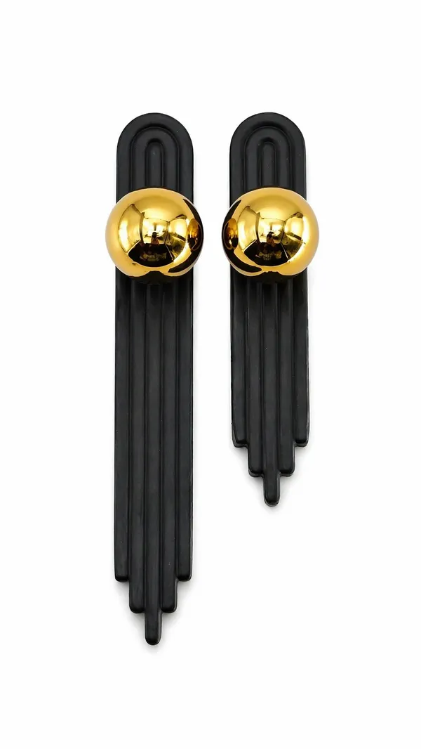 Art_Deco_Door_And_Cabinet_Knob_With_Metal_Backplate,_Ball_Knob,_Elegant_Finish,_Easy_To_Install_(8,_Gold,_4Inch)_(125_X_25)_MM