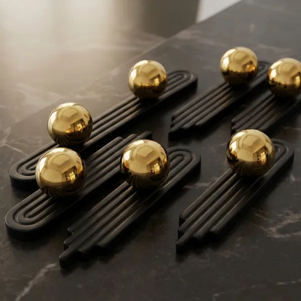 Art_Deco_Door_And_Cabinet_Knob_With_Metal_Backplate,_Ball_Knob,_Elegant_Finish,_Easy_To_Install_(8,_Gold,_4Inch)_(125_X_25)_MM