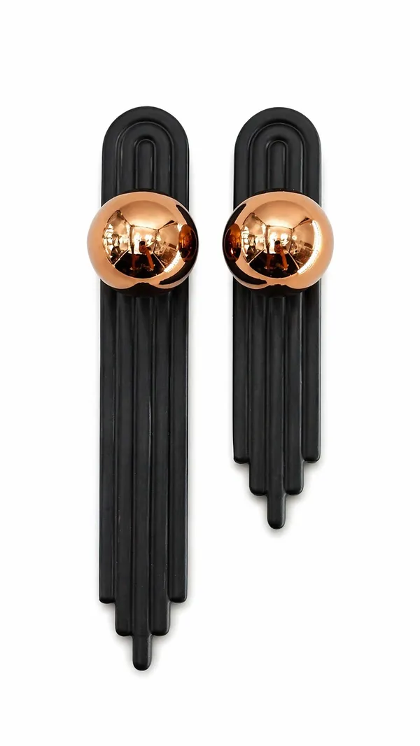 Art_Deco_Door_And_Cabinet_Knob_With_Metal_Backplate,_Ball_Knob,_Elegant_Finish,_Easy_To_Install_(8,_Rose_Gold,_4Inch)_(125_X_25)_MM