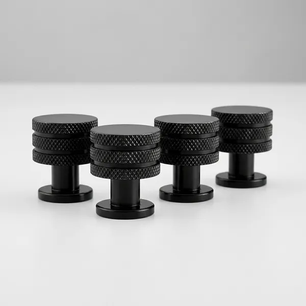 Black_Knurled_Cabinet_Knob,_Finish,_Round_Shape,_For_Drawer_And_Cabinet_Door_(4,_Black)_(30_x_23)_MM