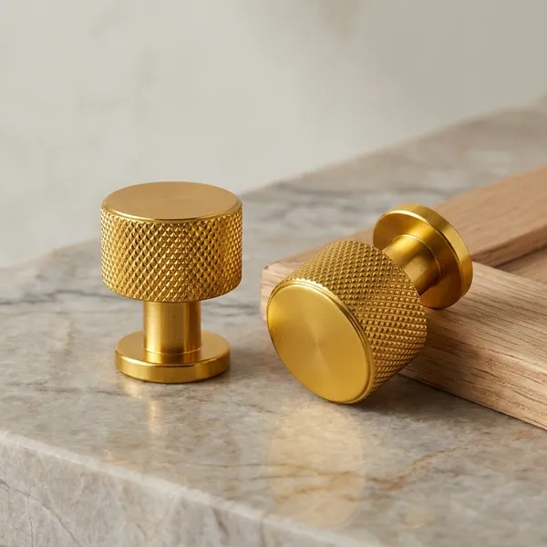Knurled_Cabinet_Knob,_Finish,_For_Cabinet_Doors_And_Drawer_Front_Knob_(2,_Gold)_(30_x_23)_MM