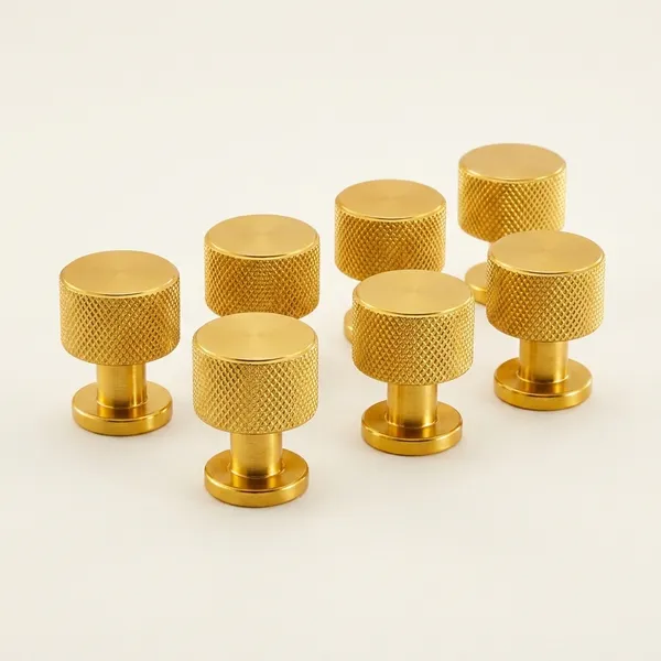 Knurled_Cabinet_Knob,_Finish,_For_Cabinet_Doors_And_Drawer_Front_Knob_(8,_Gold)_(30_x_23)_MM