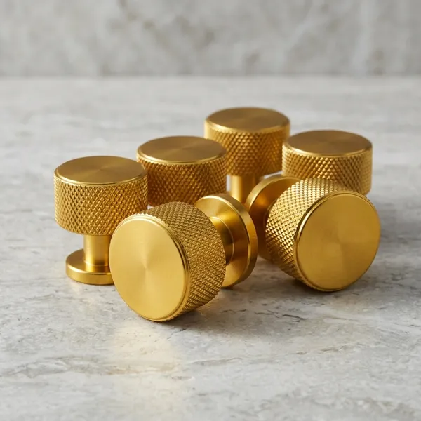 Knurled_Cabinet_Knob,_Finish,_For_Cabinet_Doors_And_Drawer_Front_Knob_(8,_Gold)_(30_x_23)_MM
